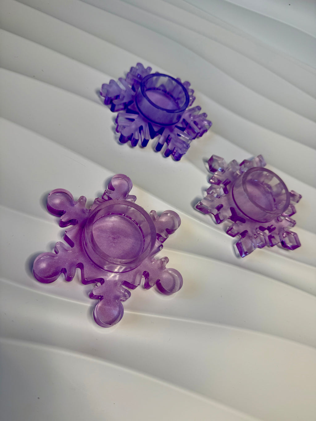 The Snow Flake Tea Light Holders