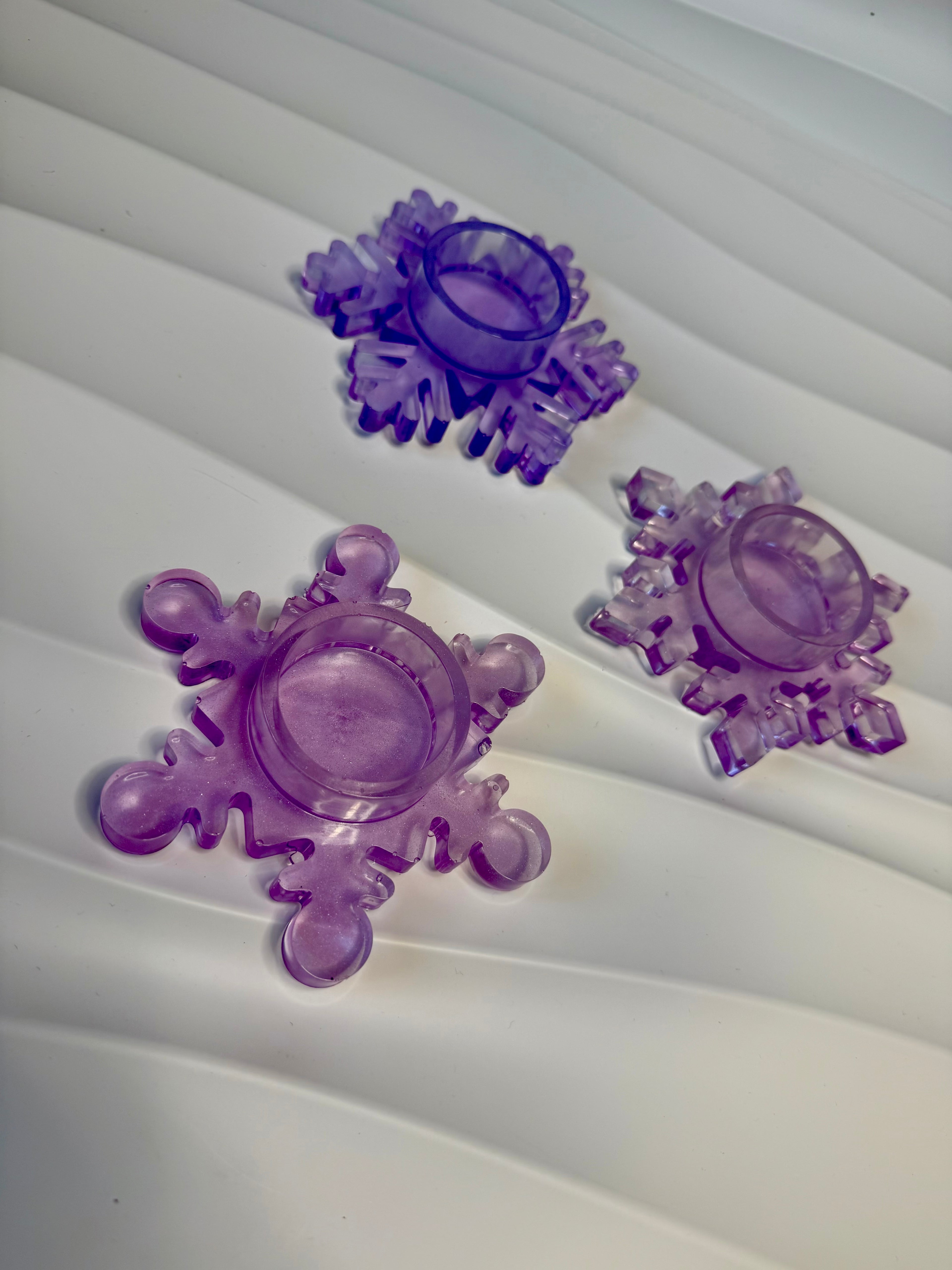 The Snow Flake Tea Light Holders
