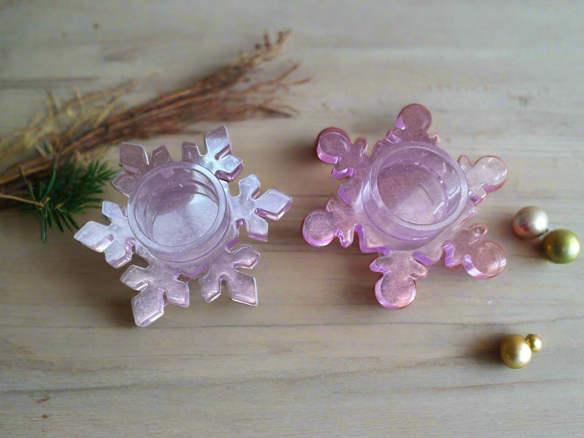 The Snow Flake Tea Light Holders