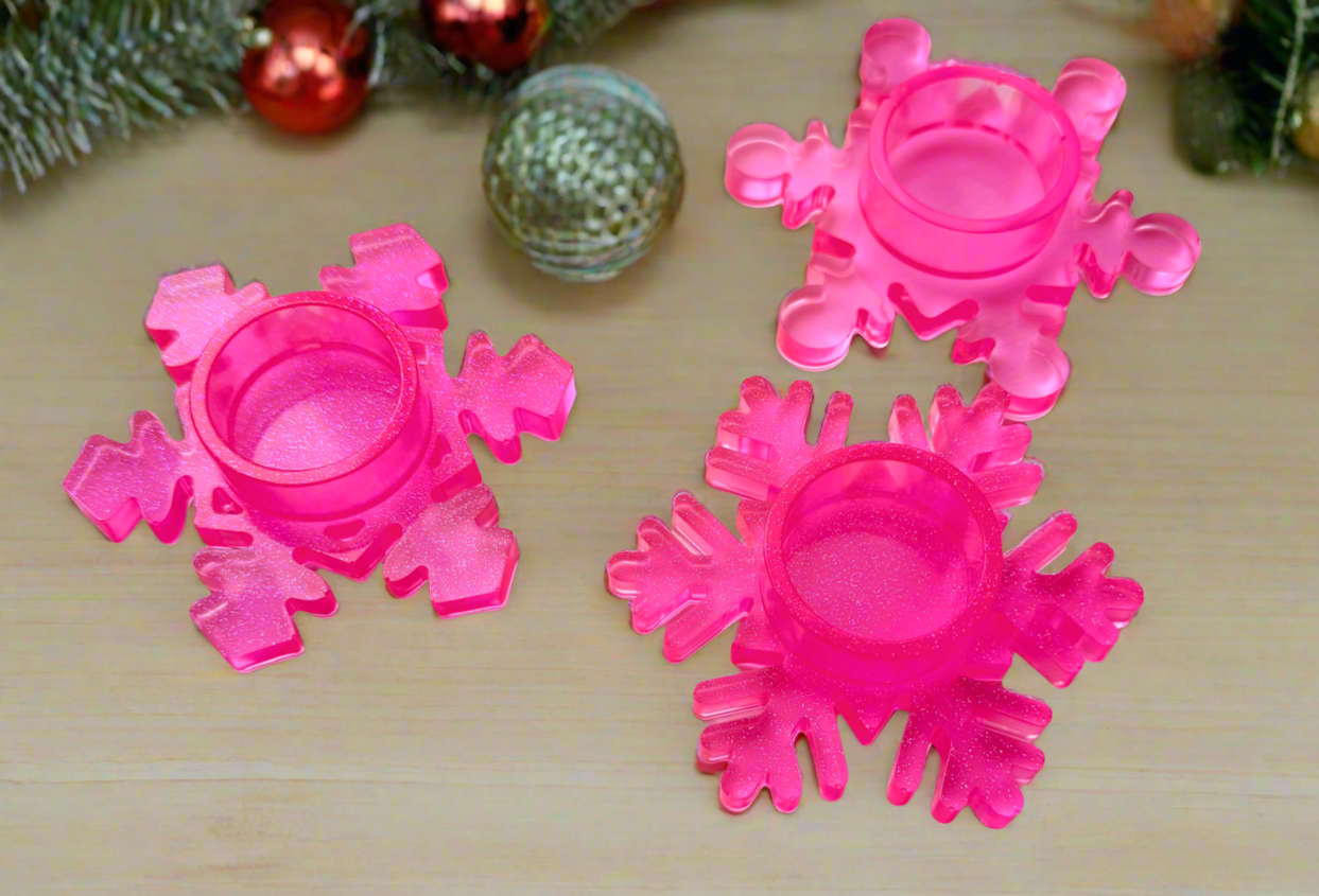 The Snow Flake Tea Light Holders