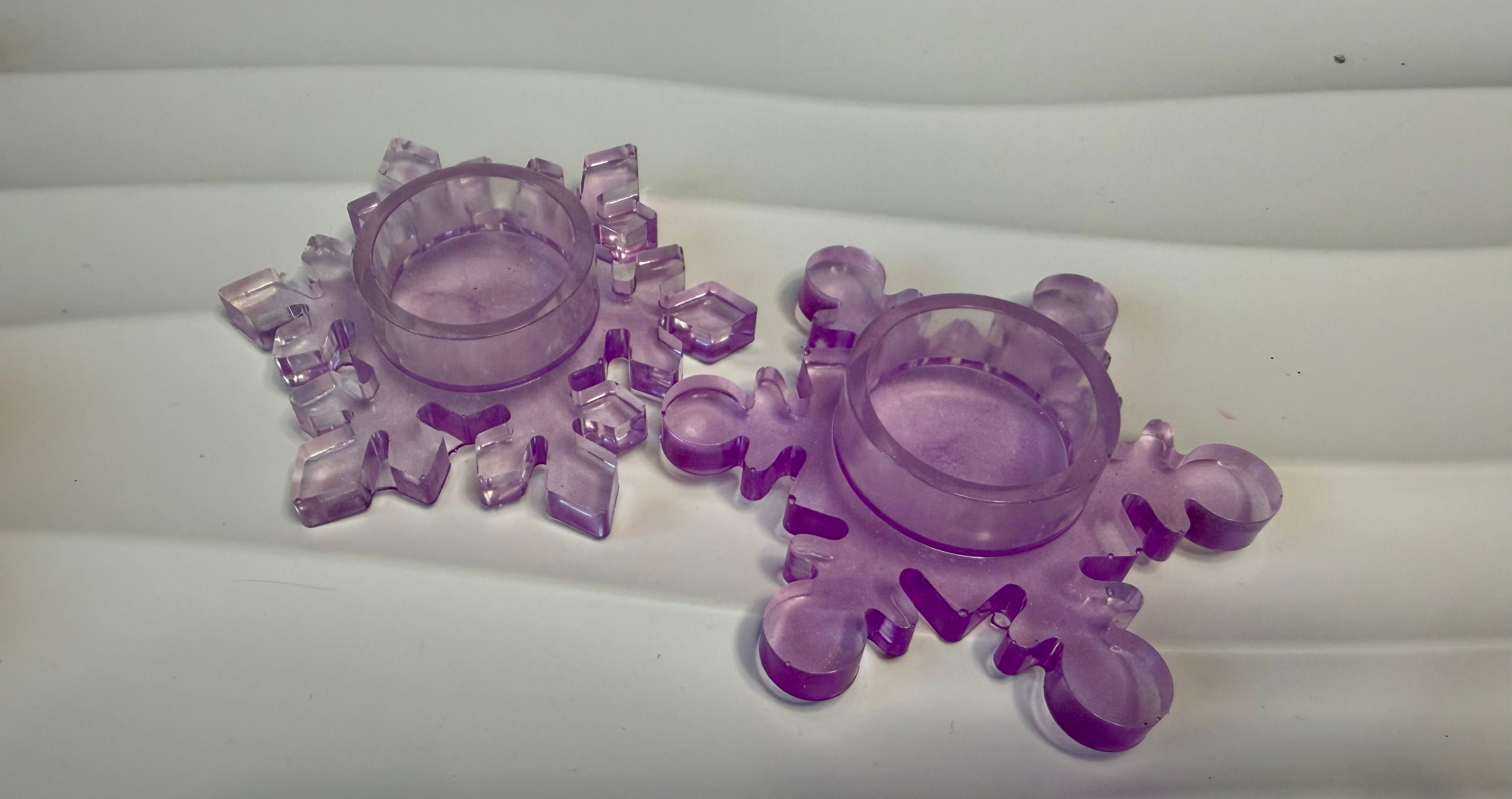 The Snow Flake Tea Light Holders