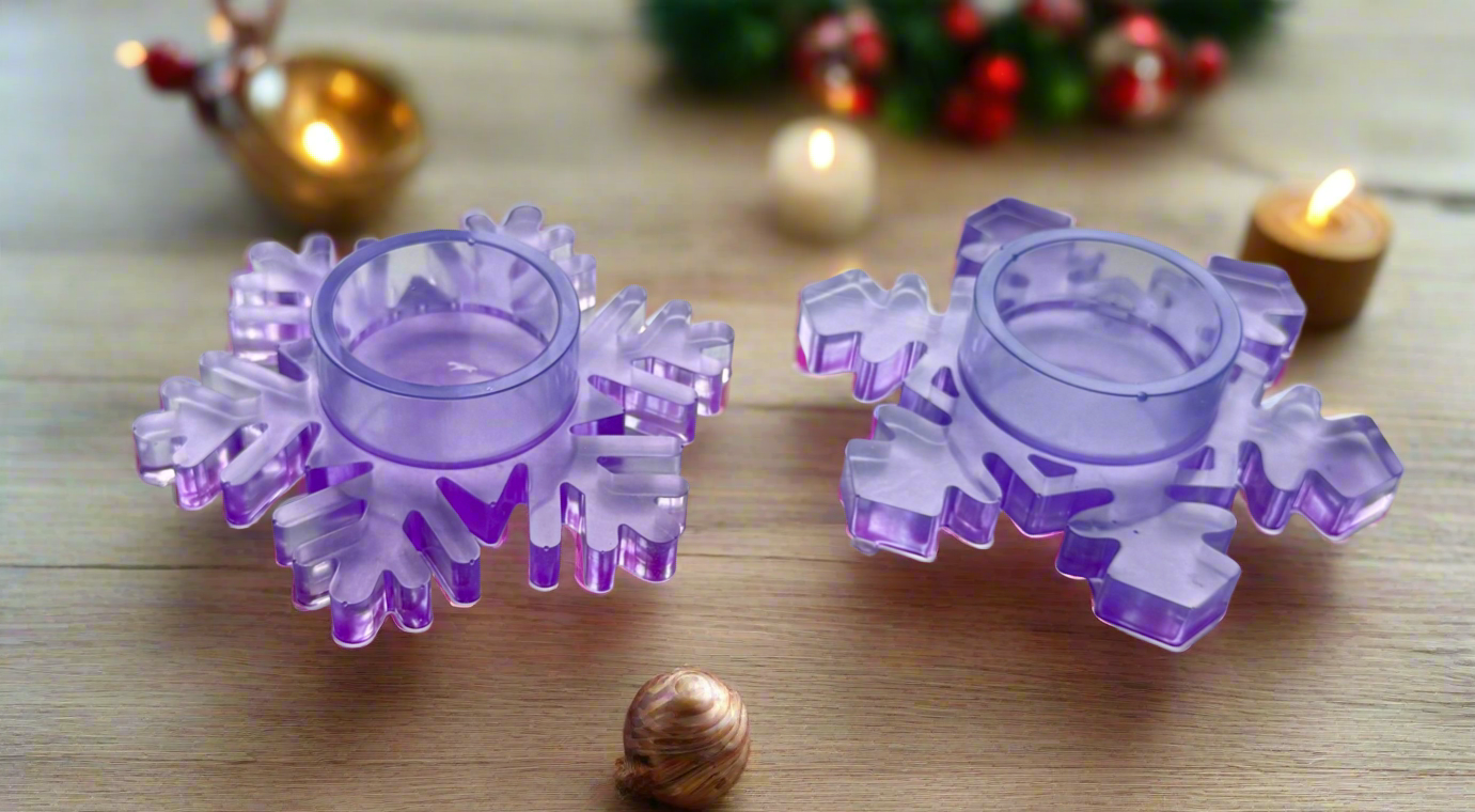 The Snow Flake Tea Light Holders
