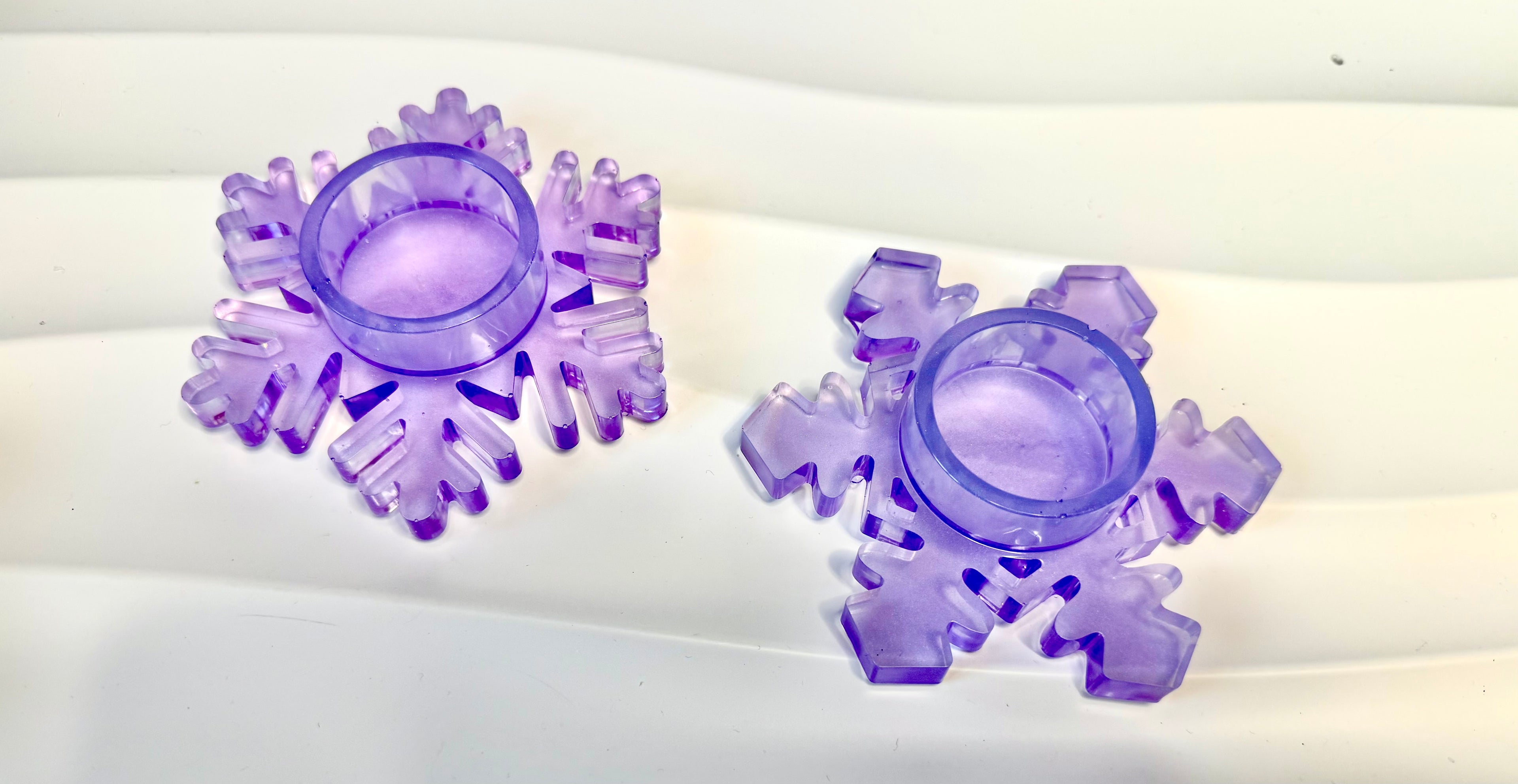 The Snow Flake Tea Light Holders