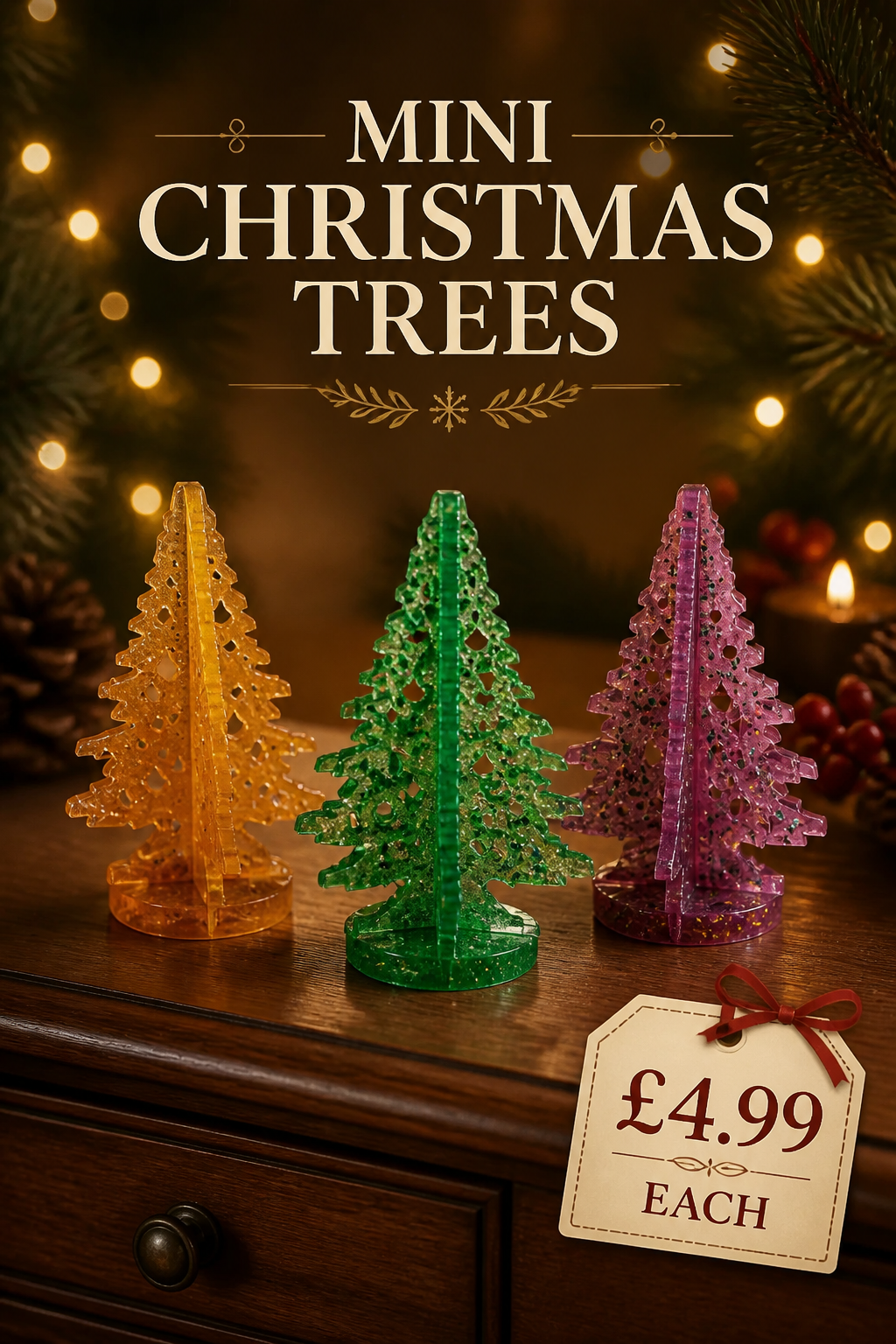 3D Christmas Trees