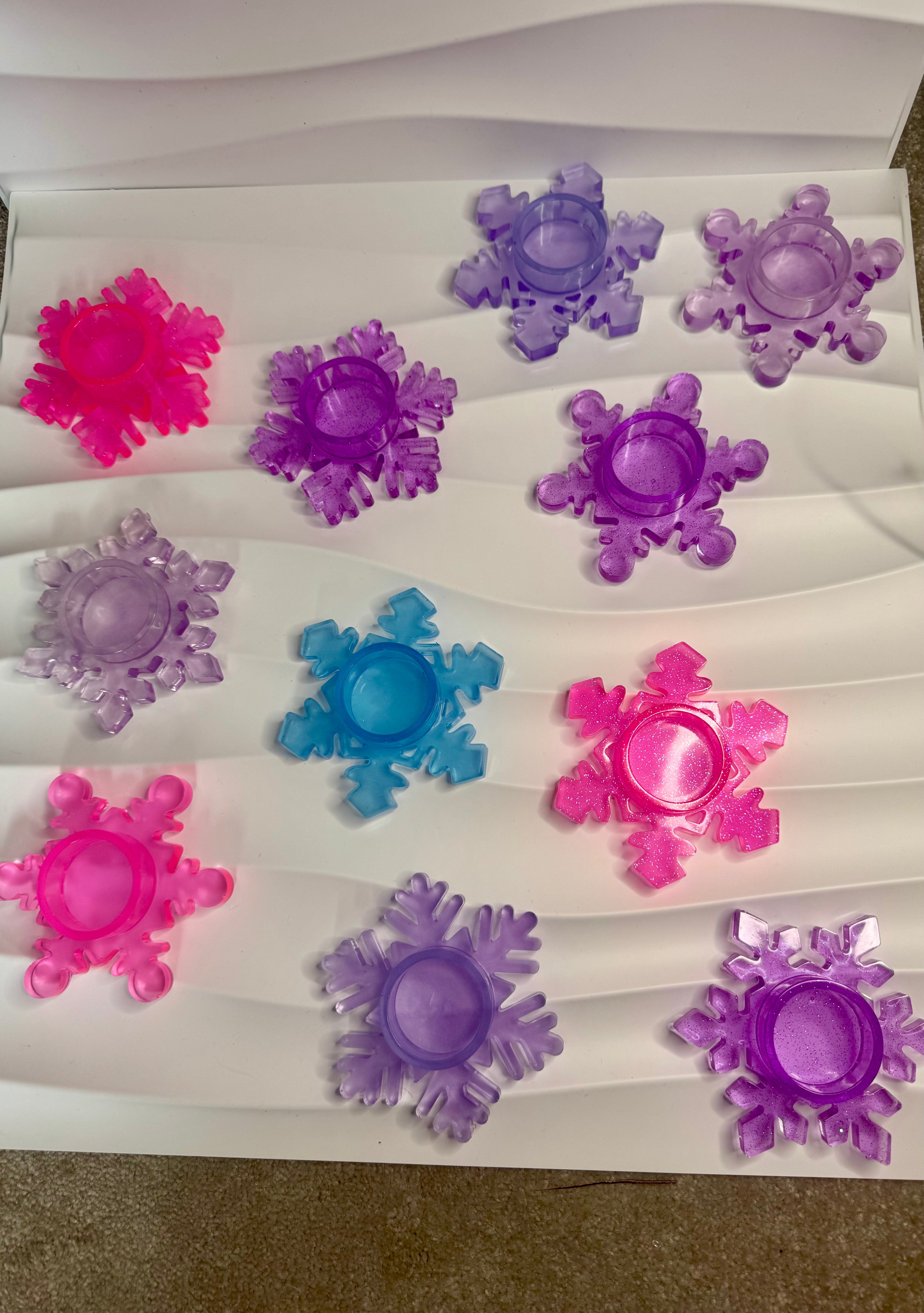 The Snow Flake Tea Light Holders
